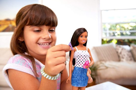 ワールドセレクトショップのBarbie バービースキッパーのベビーシッター人形、ブルネット｜アングル3