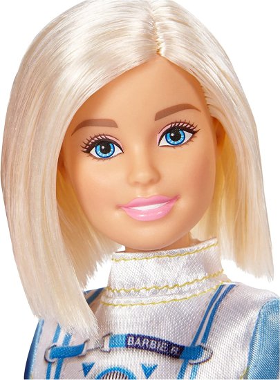 Barbie 3-7歳の宇宙スーツとヘルメット、ブロンドのヘルメットを身に着けているバービー宇宙飛行士人形 3