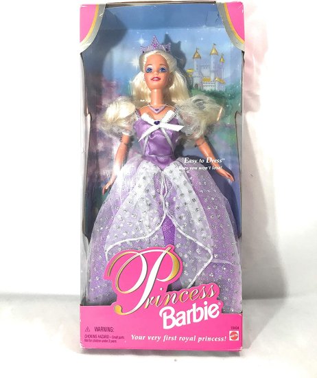 Barbie Mattel 1997 バービー Prumses in Purple Dress