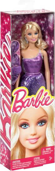 Barbie バービーグリッツ人形、紫色のドレス 3