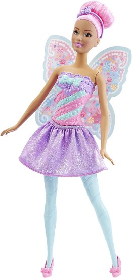 Rakuten - Barbie キャンディーで装飾された翼のあるバービー妖精の人形