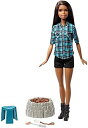 Barbie バービーキャンプの楽しい人形
