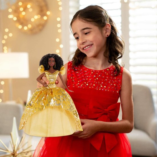 ワールドセレクトショップのBarbie バービー2020ホリデーブラックヘア｜アングル3