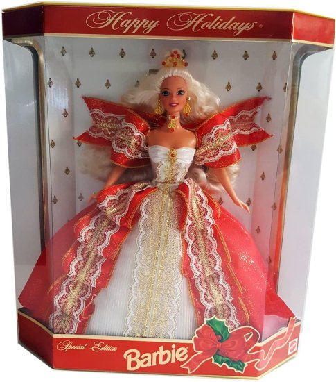 Other - Barbie バービー 1997 Happy Holidays Doll Special Edition -Blonde
