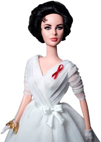 Barbie バービークラシックホワイトダイヤモンドエリザベステイラー12インチ人形 3
