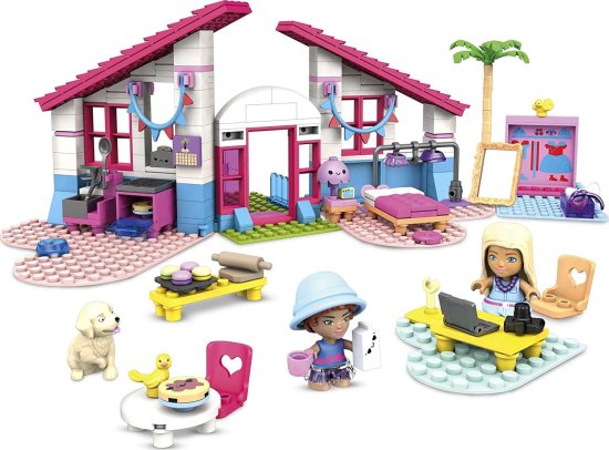 Barbie Mega Construx バービー Malibu House、Building Toys for Kids 1