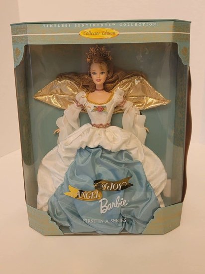 Barbie バービー Doll 1998のためにMattel Angel of Joy＃19633 Timelessentiments新しい読み物
