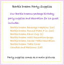 Barbie 「バービー Mermaid」バースデーパーティー用品16用のパック：プレート、ナプキン、カップ、テーブルカバー、バナー、センターテーブルデコレーション 2