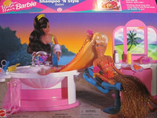 Barbie o[r[ Hula Hair Shampoo 'nX^CTvCZbgWVN[LOXv[z[Xi1996 ArcotoysAMattelj