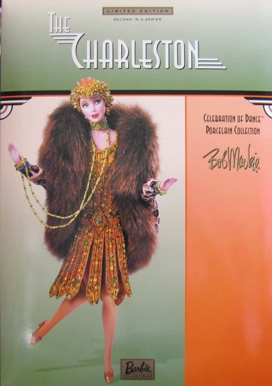 Barbie バービーThe Charleston Porcelain Doll Bob Mackie 2番目のシリーズのDance Limited Edition W Shipper（2000）