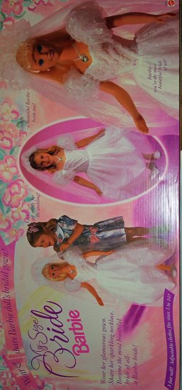 ワールドセレクトショップのBarbie バービー12052 1994私のサイズの花嫁人形｜アングル3