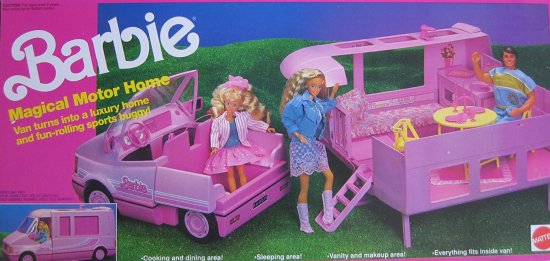 Barbie o[r[ Magical Motor Home Mattel 1990