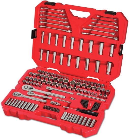 CRAFTSMAN Mechanics Tool Set, SAE / Metric, 159-Piece (CMMT12025)