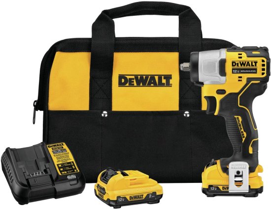 Dewalt デウォルト XTREME 12V MAX Impact Wrench, Cordless Kit, 3/8-Inch (DCF902F2)