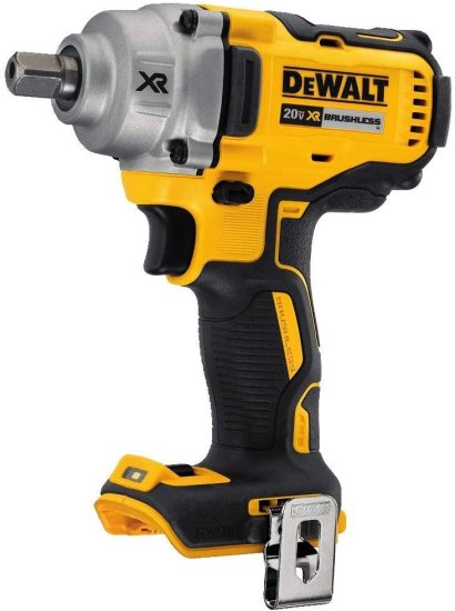 Dewalt ǥ 20V MAX* XR Cordless Impact Wrench Kit with Detent Pin Anvil, 1/2-Inch, Tool Only (DCF894B)