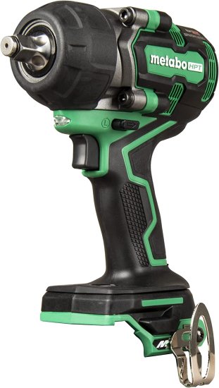 Metabo HPT 36V MultiVolt ?-Inch Mid-Torque Cordless Impact Wrench | Tool Only, No Battery | 4-Stage Speed Selection | Brushless Motor | IP56 Com