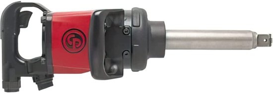 Chicago Pneumatic CP7782-6SS Heavy Duty 1-Inch Impact Wrench with 6-Inch Extended Anvil Plus Free 5-Piece Tire Service Socket Set