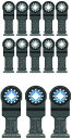 BOSCH ボッシュ Starlock Multitool Blades for Hard Wood, Laminate, 10-Pack, and Carbi...