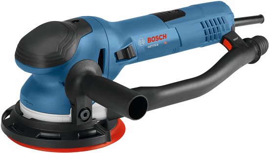 BOSCH ボッシュ Power Tools - GET75-6N - Electric Orbital Sander, Polisher - 7.5 Amp, Corded, 6"" Disc Size - features Two Sanding Modes: Random