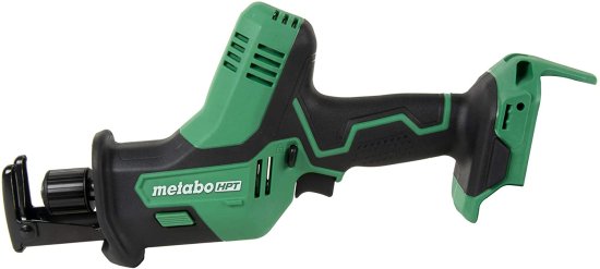 Metabo HPT 18V MultiVolt? Cordless Reciprocating Saw | One-Handed Design | 3,200 Strokes Per Minute | Accepts Reciprocating or Jig Saw Blades |