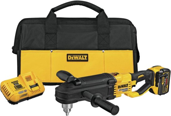 Dewalt ǥ 60V MAX Right Angle Drill with E-Clutch System Kit, In-Line Stud/Joist (DCD470X1)