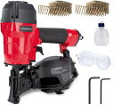 PowerSmart Roofing Nailer, 15 Degree Roofing Nail Gun with Safety Goggles, 3/4-I...