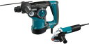 Makita マキタ HR2811FX 1-1/8 039 039 Rotary Hammer, accepts SDS-PLUS bits and 4-1/2 Angle Grinder