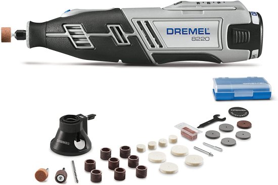 Dremel 8220-1/28 12-Volt Max Cordless Rotary Tool Kit- Engraver, Sander, and Polisher- Perfect for Cutting, Wood Carving, Engraving, Polishing,