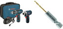 BOSCH ボッシュ Power Tools Combo Kit CLPK22-120 - 12-Volt Cordless Tool Set with 2 B...