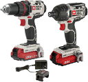 PORTER-CABLE 20V MAX* Cordless Drill Combo Kit, 2-Tool (PCCK602L2)