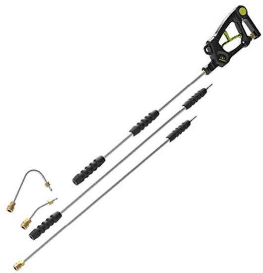 Sun Joe SPX-SRL9 Universal Sky Lance Extension Spray Wand for Most Gas and Electric Pressure Washers Rated up to 4000-PSI Max, w/ 4-Piece Access