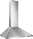 Broan-NuTone BW5030SSL Convertible, 3-Speed Modern European Design Wall-Mounted LED Lights Stainless Steel Chimney Range Hood, 30-Inch