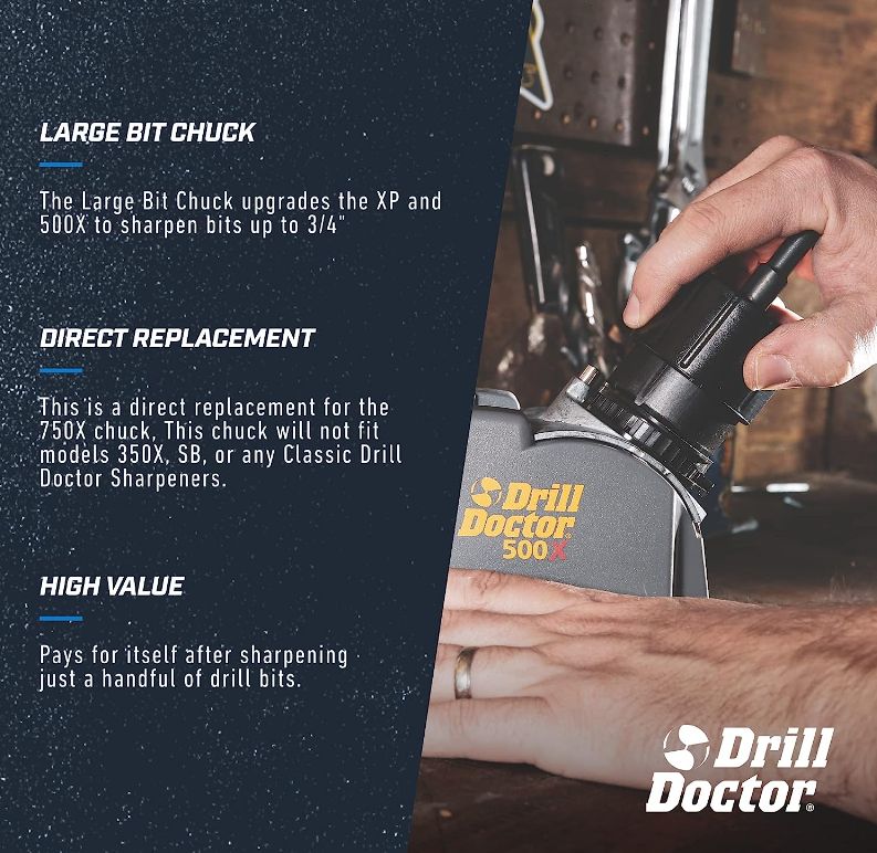 �ɥ��ɥ����� 750X ���� �顼���ӥå� �ɥ�����å� Drill Doctor DDDA70100PF 500X�ˤ��б�