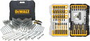 Dewalt デウォルト Mechanics Tools Kit and Socket Set, 204-Piece (DWMT72165) Screwdriver Bit Set, Impact Ready, FlexTorq, 40-Piece (DWA2T40IR),