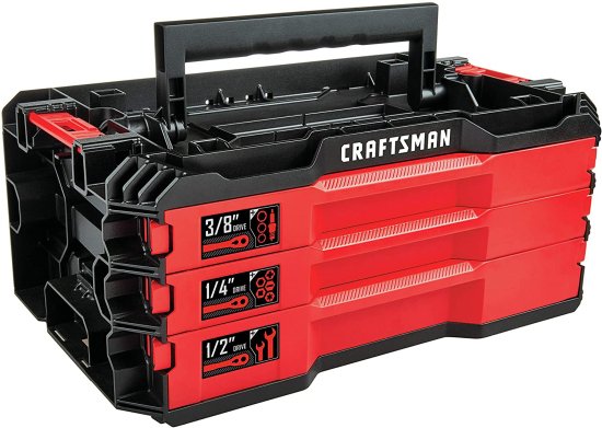 CRAFTSMAN Mechanics Tools Kit with 3 Drawer Box, 216-Piece (CMMT99206)