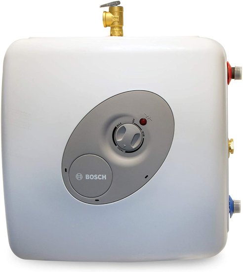 BOSCH ボッシュ Electric Mini-Tank Water Heater Tronic 3000 T 7-Gallon (ES8) - Eliminate Time for Hot Water - Shelf, Wall or Floor Mounted