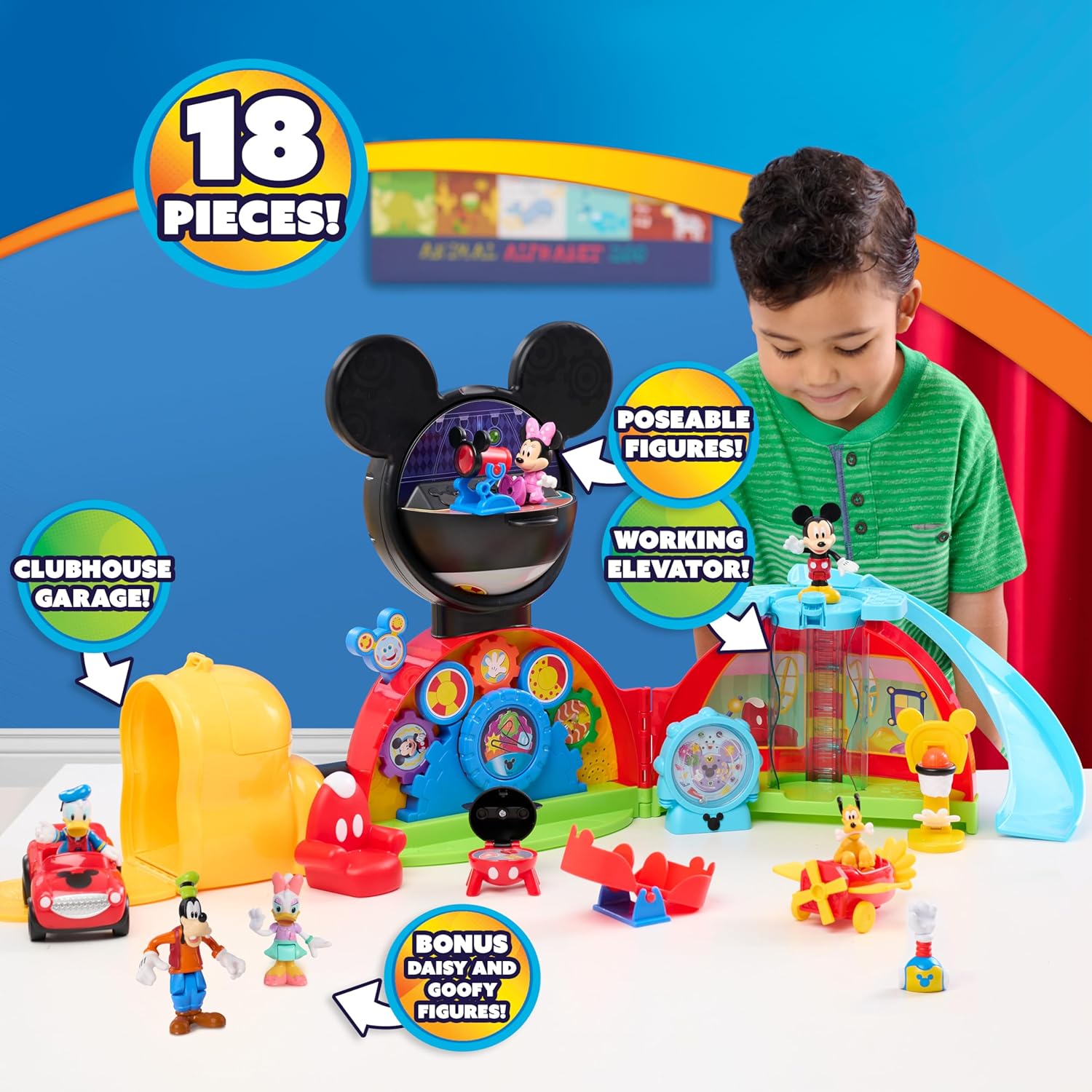 Disney ディズニー ミッキーマウス クラブハウス デラックスプレイセット Mickey M...