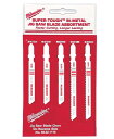 Milwaukee 49-22-1178 ジグソーブレード T-Shank Metal/Wood Cutting Jig Saw Blade Assortment