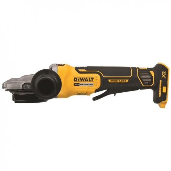 乐天商城 - DEWALT 20V MAX* XR アングルグラインダー（ブレーキ付き）、5インチ、フラットヘッドパドルスイッチ、工具のみ（DCG413FB）