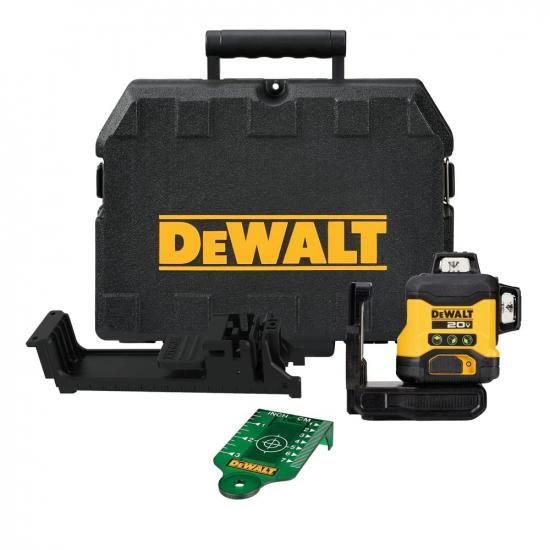 乐天商城 - DEWALT 20V MAX レーザーレベル、クロスラインレーザー、3X360、グリーン、本体のみ (DCLE34031B)