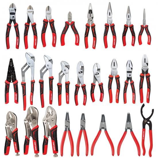 Rakuten - CRAFTSMAN プライヤーセット 25点セット 耐久性と汎用性に優れたプライヤー ステンレススチールブレード (CMHT82625)