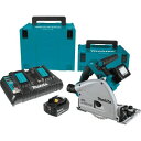 Makita マキタ XPS01PTJ 18ボルト X2 LXT リチウムイオン(36V)ブラシレス コードレス 6-1/2インチ プランジ丸鋸キット(5.0Ah)199140-0 39インチ ガイド