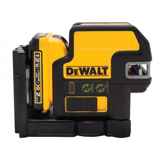 Rakuten - DEWALT 12V MAX レーザーレベル、クロスラインレーザー、2スポット、グリーン (DW0822LG)
