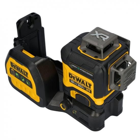 DEWALT 12V/20V MAX XR ラインレーザー 高精度 3 x 360 グリーン バッテリーおよび充電器付属 (DCLE34033D1)