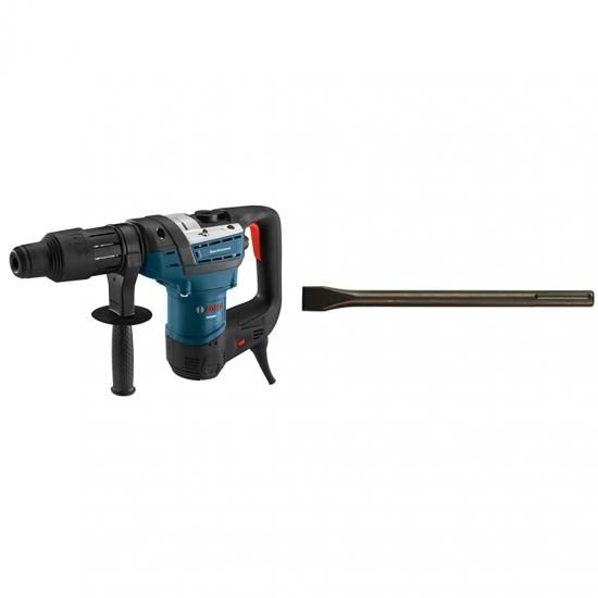 Rakuten - BOSCH 1-9/16インチ SDS-Max コンビネーションロータリーハンマー RH540M（ブルー）とBOSCH HS1911 1インチ x 12インチ フラットチゼル SDS-Max ハンマー ス