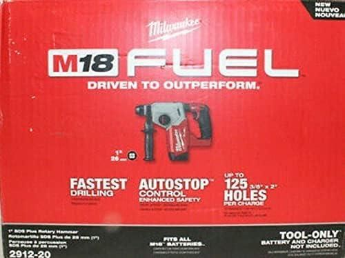 乐天商城 - Milwaukee ミルウォーキー 2912-20 M18 Fuel 18V 1インチ SDS Plus ブラシレスロータリーハンマー