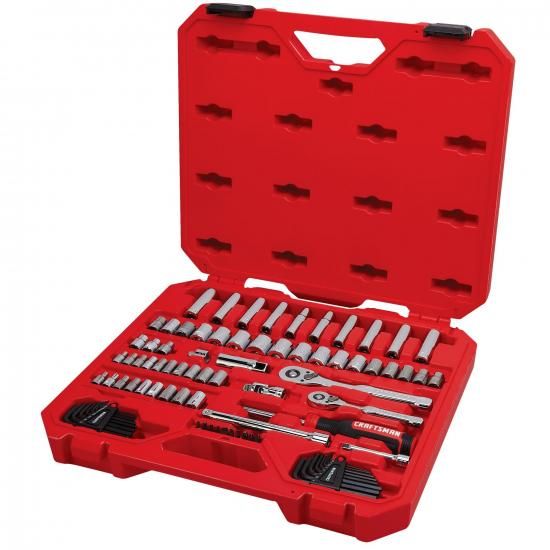 Rakuten - CRAFTSMAN メカニックツールセット、83ピースハンドツールとソケットセット SAE/メトリック (CMMT12121)