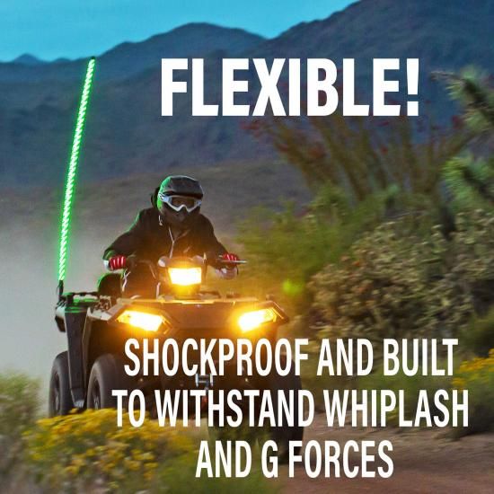【商品名】BOSSオーディオシステム WP4 ATVウィップ - 48インチ、360度RGB（赤/緑/青）マルチカラー、20色の組み合わせ、15段階の明るさ、船舶定格耐候性IP67、簡単設置BOSS Audio Systems WP4 ATV Whip - 48 inch, 360 degree RGB (Red/Green/Blue) Multicolor, 20 Color Combinations, 15 Brightness Levels, Marine Rated Weatherproof IP67, Easy Installation【カテゴリー】 その他 : Car Electronics, Accessory Lights【メーカー】 BOSS Audio Systems【商品説明】ラップ型 - LEDライトが360度ラップし、より多くの光と視認性を実現します。リモコン - 付属のRF（無線周波数）リモコンで、22種類のダイナミックモードを操作できます。10段階の速度と5段階の明るさで、20種類のカラーコンビネーションからお選びいただけます。IP67 定格 - シリコンシールにより、砂、ほこり、汚れ、雨、酸化、深さ 15 センチメートルから 1 メートルまでの浸水、および 4°F から 212°F の温度から完全に保護されます。（参考）Wrapped - The LED lights wrap around 360 degrees for more light and more visibilityRemote Control - The included RF (Radio Frequency) remote control allows for 22 dynamic modes. You can choose 20 color combinations with 10 speed levels and 5 brightness levelsIP67 Rated - Silicone sealed for complete protection from sand, dust, dirt, rain, oxidation and water immersion between 15 centimeters and 1 meter in depth as well as temperatures from 4°F to 212°F