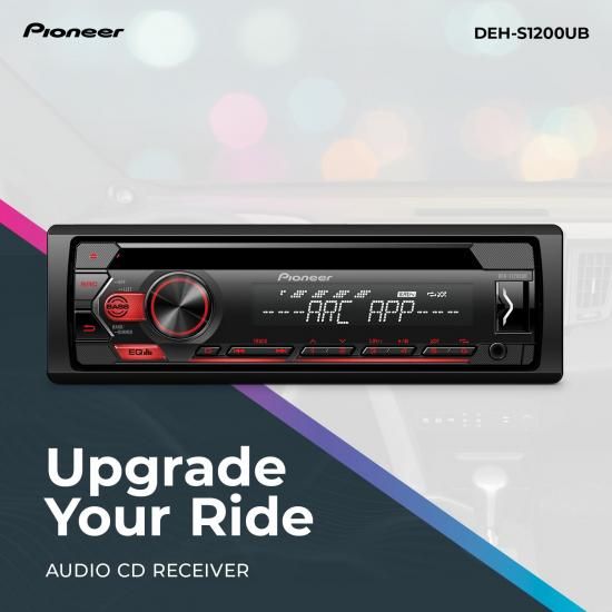 Pioneer パイオニア DEH-S1200UB 1Din CDレシーバー ? USB、AUX、FLAC再生、AM/FM...