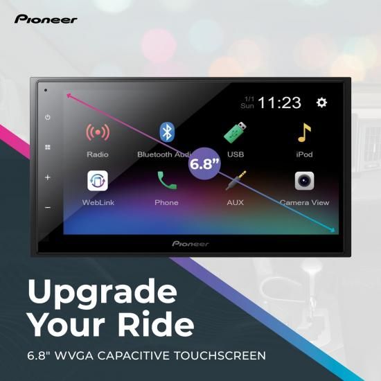 Pioneer パイオニア DMH-342EX デジタルマルチメディアレシーバー（Weblink搭載、6...